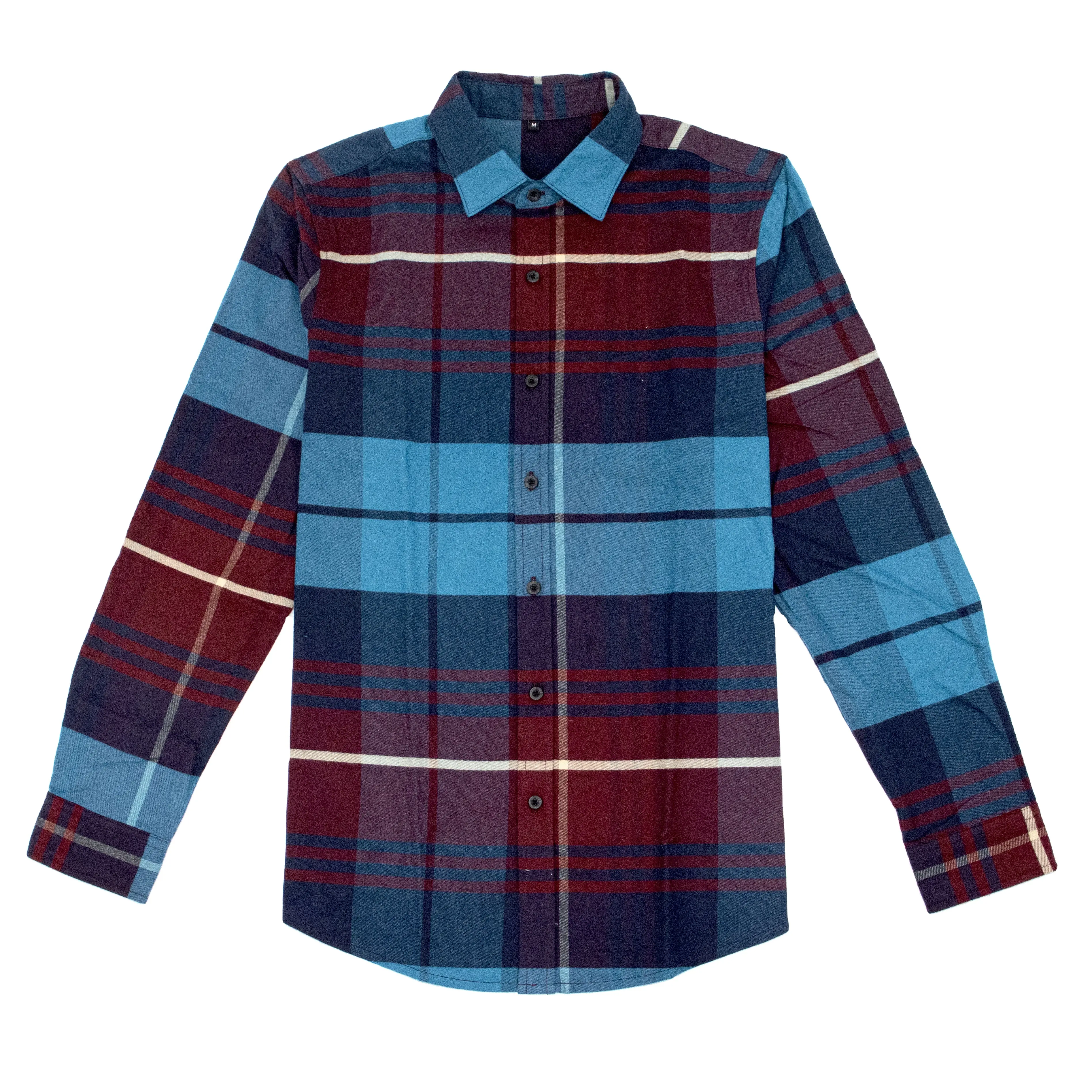 Plaid Designers Gentleman Styles Manufactures Apparel Men Flannel Shirts In Men's