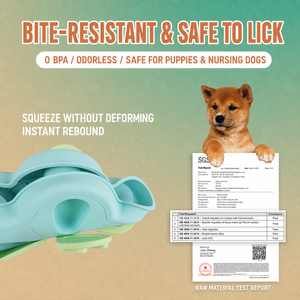 Jouet distributeur de nourriture pour animaux avec ventouse, <span class=keywords><strong>puzzle</strong></span> durable en silicone pour dissimuler les friandises, pour chiens et chats, soulagement de l'anxiété - Product Image 3