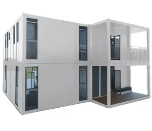 2024 Fabrik benutzer definierte Luxus moderne Katar Schlafzimmer Haus China vorgefertigt billig Flat Pack Wohn container nach Hause