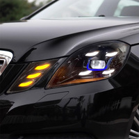 Conjunto de Faros Delanteros para Mercedes-Benz Clase E W212 2010-2013, Estilo Mejorado, Luces LED de Circulación Diurna, Lentes de Proyector, 12V, Nuevo