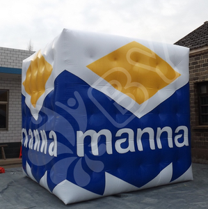BOYAN publicidad cielo inflable globo de aire caliente/<span class=keywords><strong>globos</strong></span> voladores inflables forma de cubo globo de helio - Product Image 5