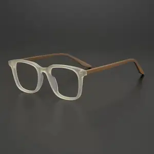 Lmamba heiß begehrt retro designer matt quadratisch optischer rahmen grau grün literarisch künstlerisch klassisch myopie brille 2024