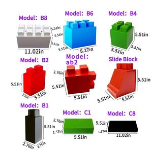 Grande Jardim De Infância Plástico Bloco De Construção Brinquedos Parque De Diversões Gigante Bloco De Construção - Product Image 4