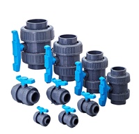 Offre Spéciale traitement de l'eau cpvc pvc plastique True Union vanne à bille Double union vanne à bille