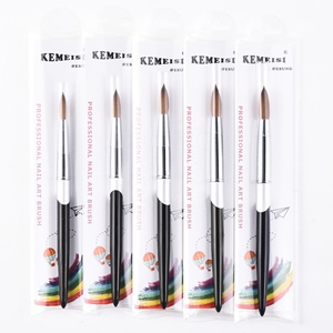 Haute Qualité Ongles <span class=keywords><strong>Manucure</strong></span> Brosses Acrylique Gel Vernis À Ongles <span class=keywords><strong>Brosse</strong></span> Kolinsky <span class=keywords><strong>Brosse</strong></span> Avec Manche En Bois - Product Image 5
