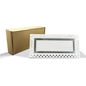 HVAC Air Return Register <strong>Cover</strong> 4"x10" Drywall <strong>Vent</strong> Customizable Modern Airflow Solution <strong>for</strong> <strong>Wall</strong> or Ceiling - Product Image 1