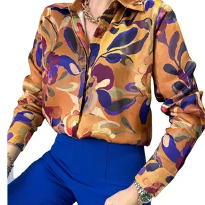 2024SS New Style Hot Selling Vintage shirts for women long sleeve t shirt Girls Blouse