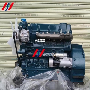 ชุดประกอบเครื่องยนต์ดีเซลใหม่แท้รุ่น D772 D782 D902 D1105 D1305 V1505 D1703 V2203 V2403 V2607 V3300 V3800 สำหรับรถขุด Kubota - Product Image 6