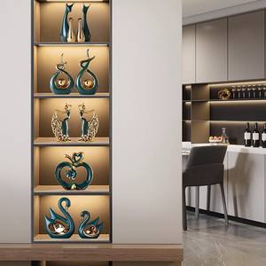 Decoración Moderna de Lujo para el Hogar, para Sala de Estar, Mueble de <span class=keywords><strong>TV</strong></span>, Vinoteca, Adornos Creativos de Cerámica - Product Image 2