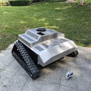 Ce EPA cao su Crawler Robot Xăng điện-bắt đầu vườn điều khiển từ xa máy cắt cỏ để bán