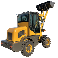 Chargeur frontal TL908 0,8 tonne, mini-chargeur frontal, chargeur diesel EPA/EURO avec 4 roues motrices pour la ferme
