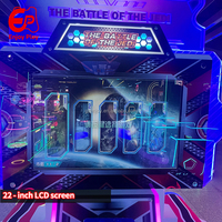 Jeu d'arcade de tir à monnayeur en promotion, monoplace, écran LCD 22 pouces, simulateur de vol et de tir pour centres de divertissement et centres commerciaux, OEM
