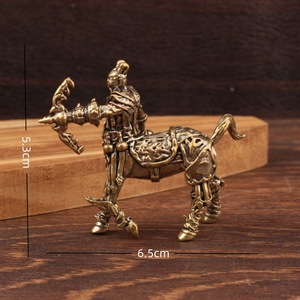 Brass Centaur Figurine Archer <b>Small</b> Decorative <b>Ornament</b> For Living Room Traditional Style - Product Image 4