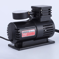 Compresseur d'air portable pour voiture M4, gonfleur de pneus numérique avec manomètre, 12V, faible bruit, 145W, 25L/min pour pneus de véhicule