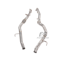 Tuyaux d'échappement haute performance pour Volkswagen Touareg 3.6L VR6 2007-2017, en acier inoxydable, pour améliorer la puissance
