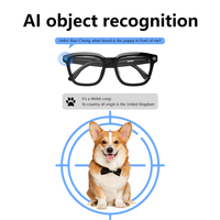 Gafas inteligentes con IA 2025, asistente de idiomas con cámara para tomar fotos, grabar videos, música, gafas inteligentes