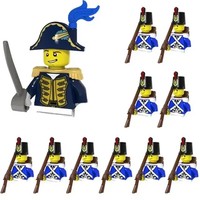 11 pièces/ensembles de figurines de soldats de la Marine impériale de la Seconde Guerre mondiale, blocs de construction, briques éducatives en plastique ABS, unisexe, 14 ans et plus