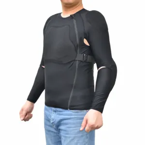 Slim Ergonomic Moisture Cool Air Mesh wicking fabrics motorcycle suit with ventilated impact protector for chest and back
