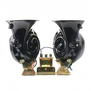 12V24V รถยนต์รถบรรทุกรถบัสเสียงคู่ขนาดใหญ่หอยทากแตรโลหะเสียงดังมากแตรไฟฟ้า - Product Image 2