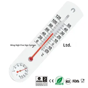 मिंगल G337 ग्लास इनडोर थर्मामीटर ग्रीनहाउस तापमान गेज दीवार-घुड़सवार बहु-कार्यात्मक कृषि प्रजनन - Product Image 5
