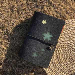 Hot bán làm việc chương trình nghị sự tạp Chí Ngân Sách chất kết dính Bìa A5 A6 thăng hoa máy tính xách tay cảm thấy máy tính xách tay bao bì - Product Image 1