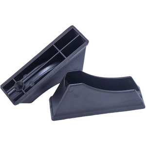 Chair Leg Pad 2030 <b>Square</b> Tube Black Plastic Non Slip Anti <b>Scratch</b> Furniture Accessory - Product Image 4