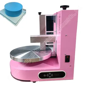 Máquina de decoración de pasteles de fiesta para tienda de postres, máquina de llenado de decoración de crema de hojaldre, máquina de recubrimiento de glaseado de crema de pastel