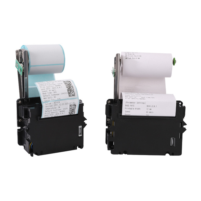 2-inch Embedded RS232/USB Thermal Printer with Cutter for Self-Service Kiosk HCC-K25