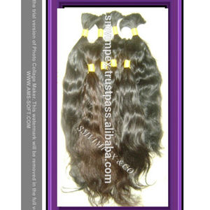 Cheveux indiens en vrac pour temple, cheveux soyeux lisses, bruts naturels, vente en gros, depuis l'inde, prix d'usine - Product Image 1