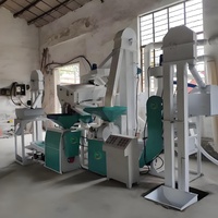 Fraiseuse à riz combinée automatique 20TPD Composants de base de riz domestique avec moteur par Rice Miller