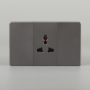 Moderno Nuevo Delgado Super ultra Delgado Dorado Gris Blanco Negro Egipto Bolivia Perú Luz eléctrica Interruptor de pared y toma de corriente - Product Image 4