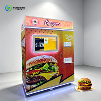 Máquina Expendedora de Papas Fritas Totalmente Automática con Pantalla Táctil Inteligente para Venta Comercial