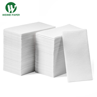Serviettes de table personnalisées imprimées, style sac, 2 plis, en pâte de bois vierge, 23x23cm, gaufrées, douces, jetables, pour mariage, hôtel, vente en gros