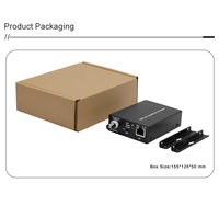 HD IP Extender Coax EOC Converter 10/100Mbps Transmisi Ethernet 500 Meter Sistem Kamera Keamanan CCTV Jaringan Daya