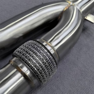 ท่อไอเสียแบบ Single Midpipe สำหรับ Bmw S58 M3 M4 G80 G82 3.0t ระบบไอเสีย SS304 พร้อมขายึด - Product Image 5