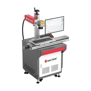 Groot Formaat Laser Markering Machine Xy As 50W Fiber Laser Drukmachine Voor Toetsenbord