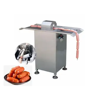 sausage maker tying sausage net clipping automatic sausage double clipper machine