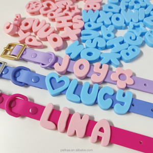 <span class=keywords><strong>Collar</strong></span> <span class=keywords><strong>de</strong></span> <span class=keywords><strong>Perro</strong></span> con Letras <span class=keywords><strong>de</strong></span> Dibujos Animados, Ajustable y Cómodo, con Diseño <span class=keywords><strong>de</strong></span> Alfabeto Impreso <span class=keywords><strong>Personalizado</strong></span>, Apto para Todos los Collares, Popular - Product Image 1
