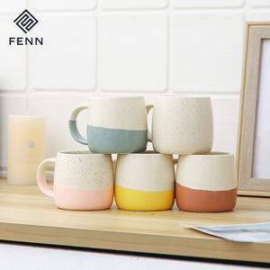 FENN, venta al por mayor, taza de café con diseño de <span class=keywords><strong>semillas</strong></span> de sésamo, taza de café de cerámica mate reutilizable, Taza de cerámica de capuchino de porcelana para regalo - Product Image 1