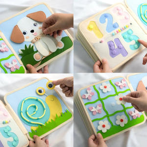 <span class=keywords><strong>Mon</strong></span> premier livre éducatif Montessori silencieux enfants sensoriel voyage jouet activité conseil enfant feutre occupé livre <span class=keywords><strong>pour</strong></span> bébé - Product Image 6