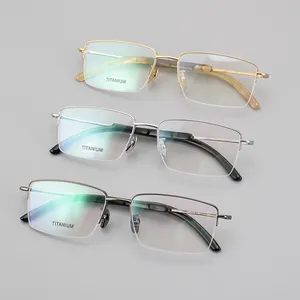 H2302 new Buffalo Horn Optical Frame fashion Titanium eyewear