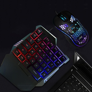 Juego combinado de teclado y ratón portátil para juegos de deportes electrónicos con retroiluminación RGB para teléfono, portátil, PC, <span class=keywords><strong>PUBG</strong></span> - Product Image 6
