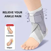 Tobillera Ajustable Unisex para Adultos con Correa en X, Estabilización Lateral, Recuperación de Esguinces, Alivio de Tendinitis, Nailon Transpirable
