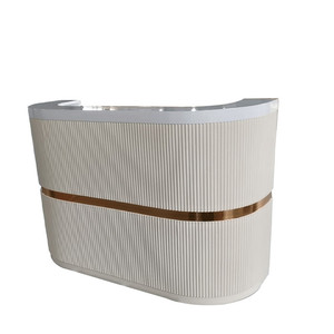 Bàn Thu Ngân Tiệm Bán Đơn Giản Tiện Lợi Bán Chạy Nhất Bàn Thu Ngân Tiệm Làm Đẹp Bàn Thu Ngân Khách Sạn Màu Trắng Bàn Tiếp Tân Công Ty - Product Image 4