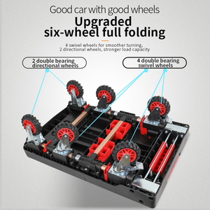 Carro de equipaje de PP Carro de plataforma plegable portátil Carro de mano - Product Image 3