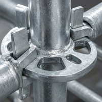 Échafaudage Ringlock vertical Q345B résistant à la corrosion avec extension de hauteur et diagonale standard pour support de coffrage de pont