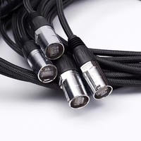 Câble réseau Ethernet professionnel 8 canaux RJ45 Cat6 blindé avec enrouleur de câble pour écran d'affichage