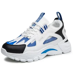 JSYWD-007 Breathable Lightweight Men's Sports Shoes Quick-Drying Tide Style with PVC Insole and Cotton Fabric Lining