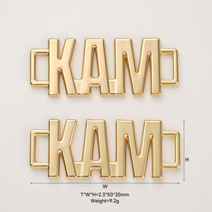 Hardware Swimwear Metal Vestuário Etiqueta <span class=keywords><strong>Tag</strong></span> Conector Fixadores Personalizado Bikini Metal <span class=keywords><strong>Tag</strong></span> <span class=keywords><strong>Gold</strong></span> Letter Logo Placa de Metal para Maiô - Product Image 1