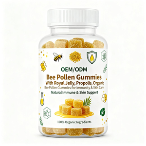 Gummies de <span class=keywords><strong>pollen</strong></span> <span class=keywords><strong>d</strong></span>'<span class=keywords><strong>abeille</strong></span> OEM/ODM avec gelée royale, propolis, gummies de <span class=keywords><strong>pollen</strong></span> <span class=keywords><strong>d</strong></span>'<span class=keywords><strong>abeille</strong></span> biologique pour l'immunité et les soins de la peau - Product Image 1